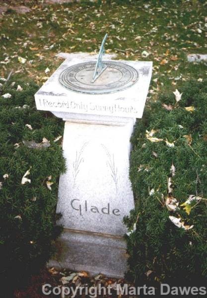 Glade Sundial Marker