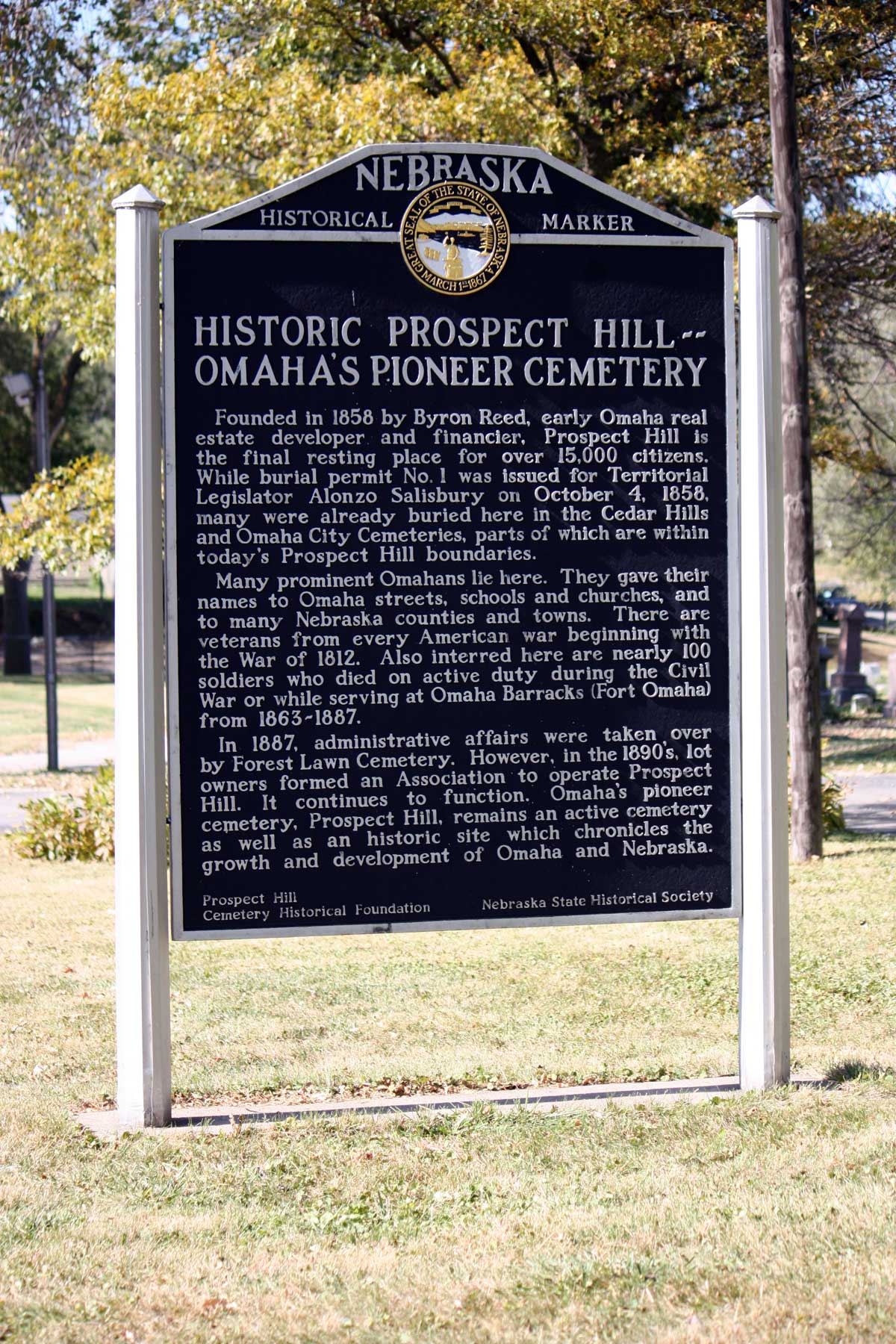 Prospect Hill Historical Marker