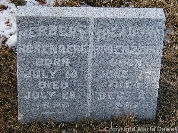 Herbert and Theadore Rosenberg